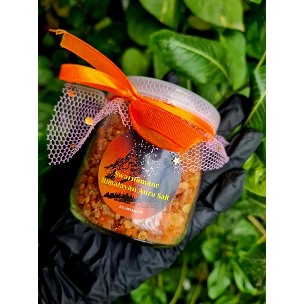 Swarnamane Himalayan Aura Salt Glass Jar 1pc | Shopee Singapore