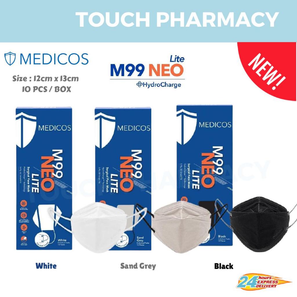 (NEW ARRIVAL) MEDICOS M99 NEO LITE Respirator With HydroCharge Filter ...