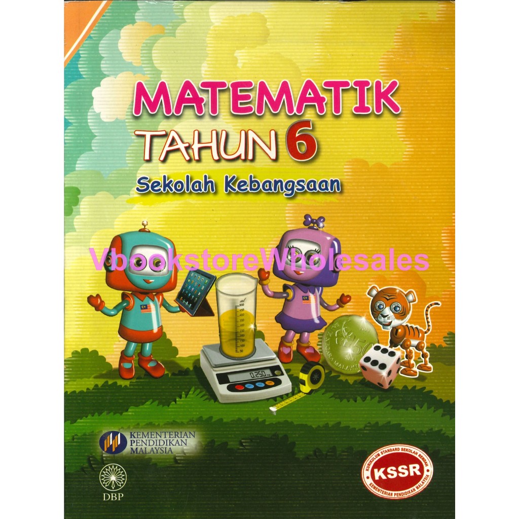 Kpm Math Textbook For 6th Year KSSR National School SEMAKAN | Shopee ...