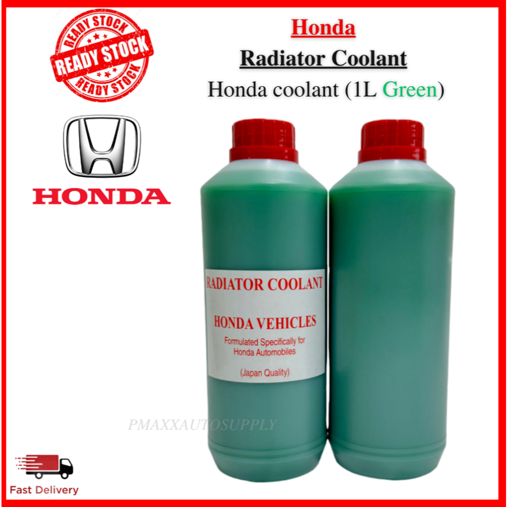 GREEN RADIATOR COOLANT FOR HONDA VEHICLES(100% Japan Quality) (1L ...