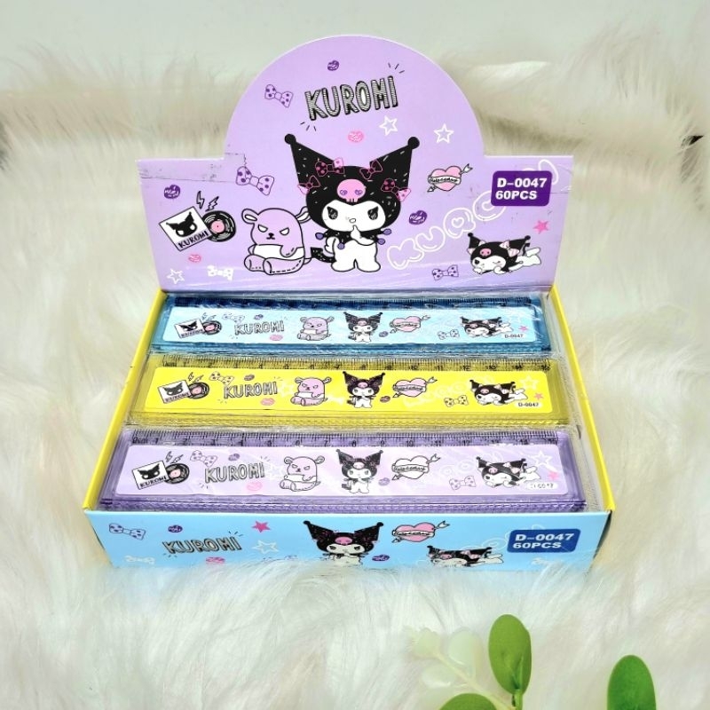 Harga borang 1box/60pcs 15cm Fancy ruler pembaris 卡通尺cartoon ruler ...
