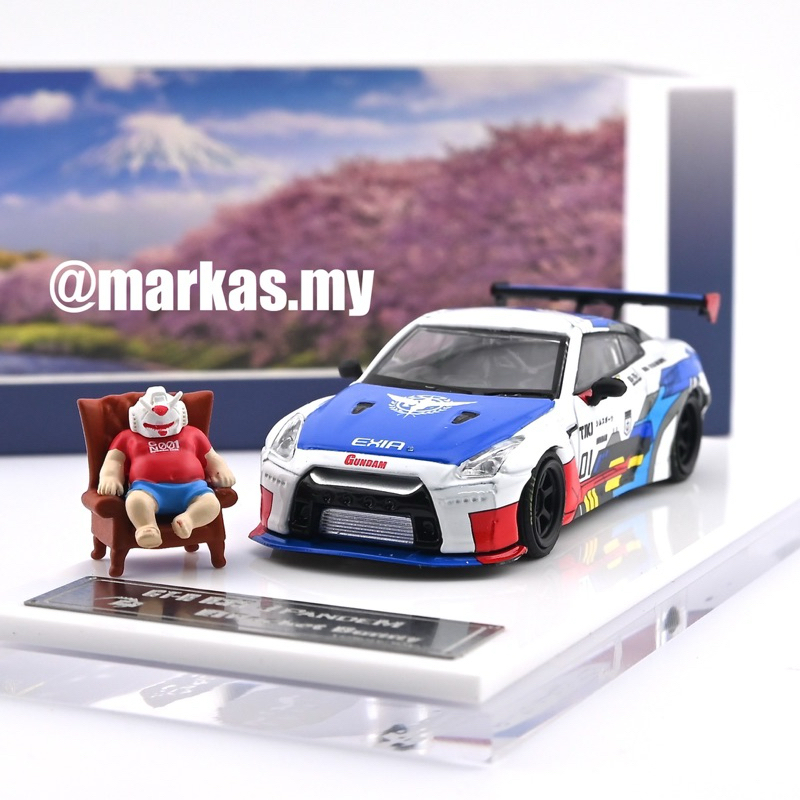 FUJI 1/64 PANDEM GT-R R35 ROCKET BUNNY GUNDAM EXIA LIVERY STANDARD ...