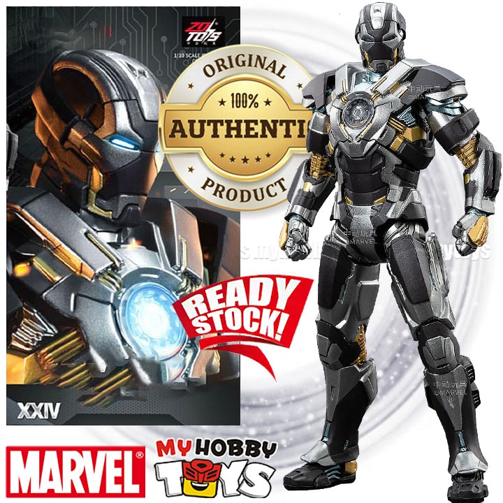 ZD Toys Marvel Avengers Superheroes Action Figures Iron Man MK24