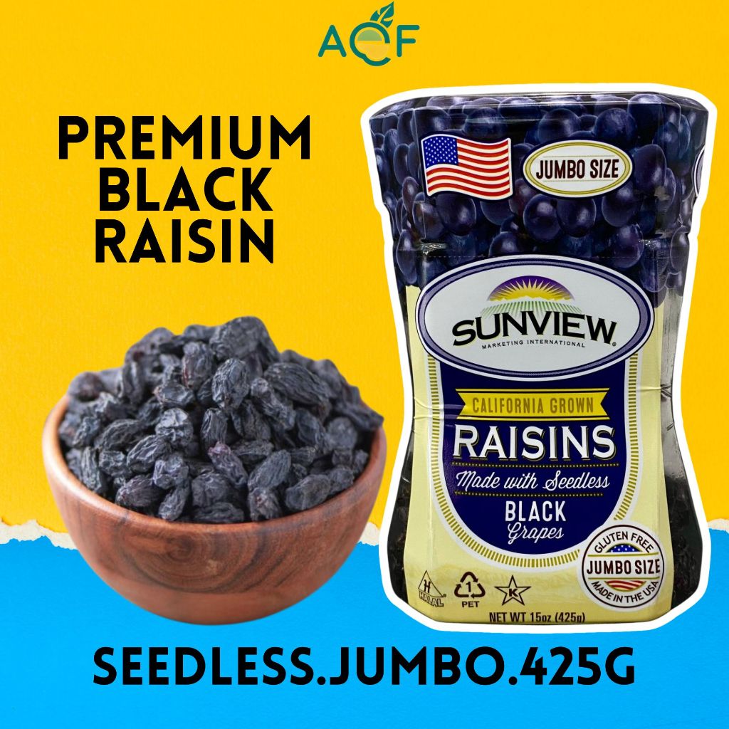Sunview Black Raisin/Kismis Hitam Jumbo | Shopee Singapore