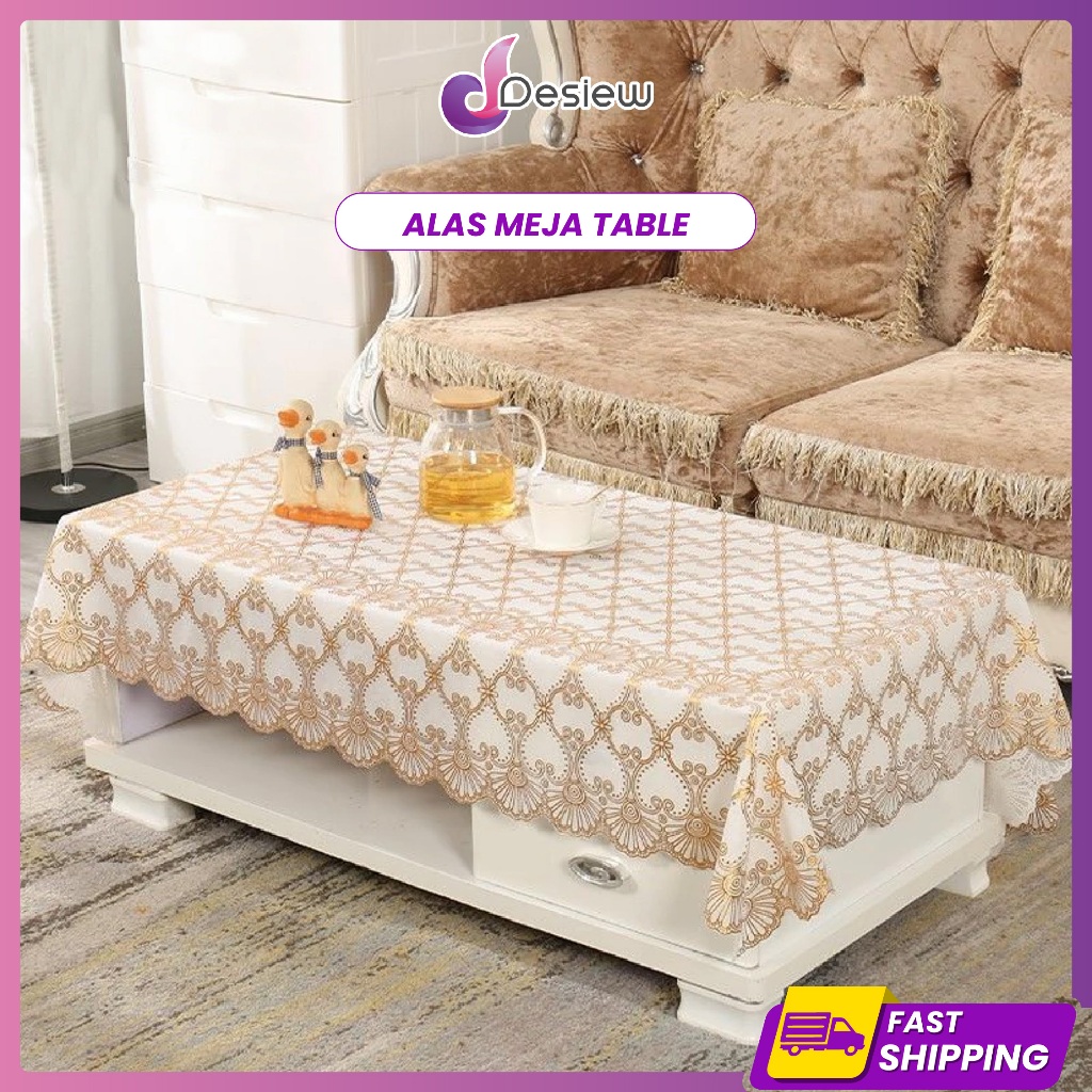 Alas Meja makan kopi Table Cover Cloth Sheet 6 / 8 Kerusi Seater Long ...