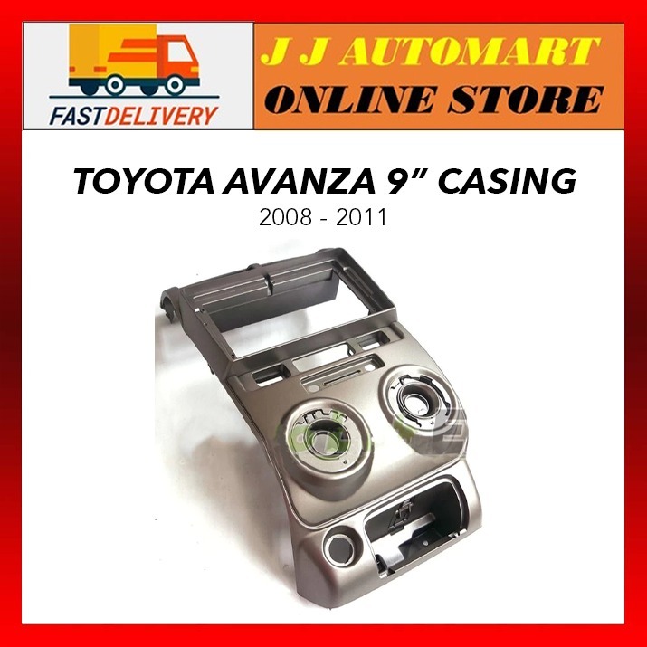 Toyota Avanza 2008 2011 Android Player Casing 9 inch with Socket Power ...
