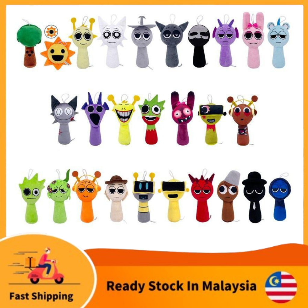 Sprunki Incredibox Sprunki plush toy Sprunki for kids | Shopee Singapore