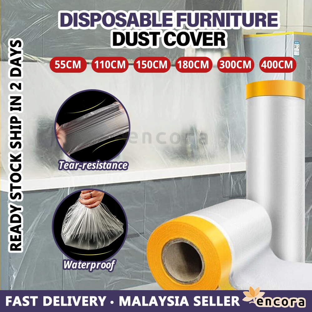 [1PC] Encora Multipurpose Dustproof Masking Film Plastik Sarung ...