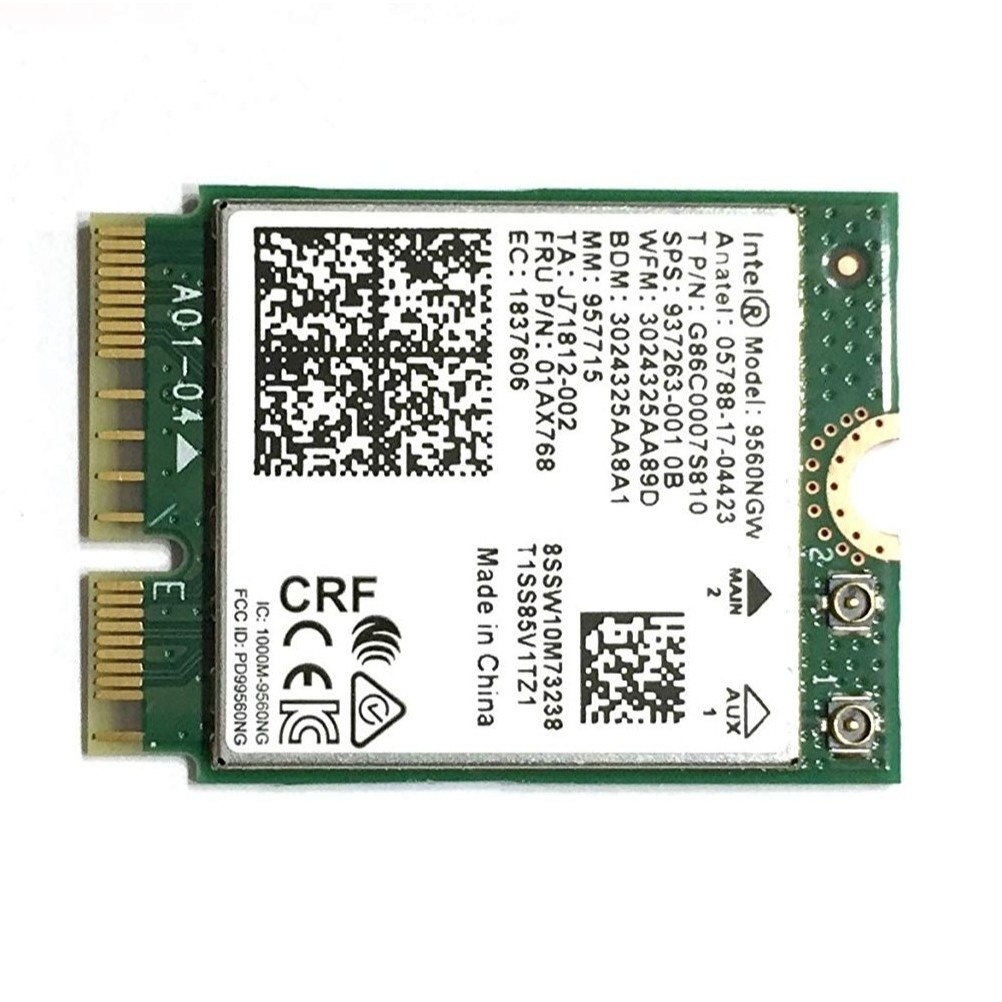 Buy the Intel 9560 WiFi 5 + Bluetooth 5.1 Internal M.2 Wireless