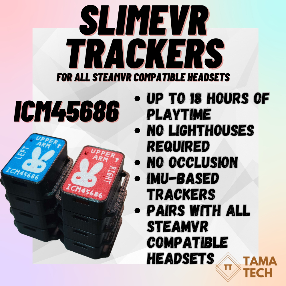 Tama's SlimeVR Full Body Trackers (Vive, Tundra, Mocopi, HaritoraX