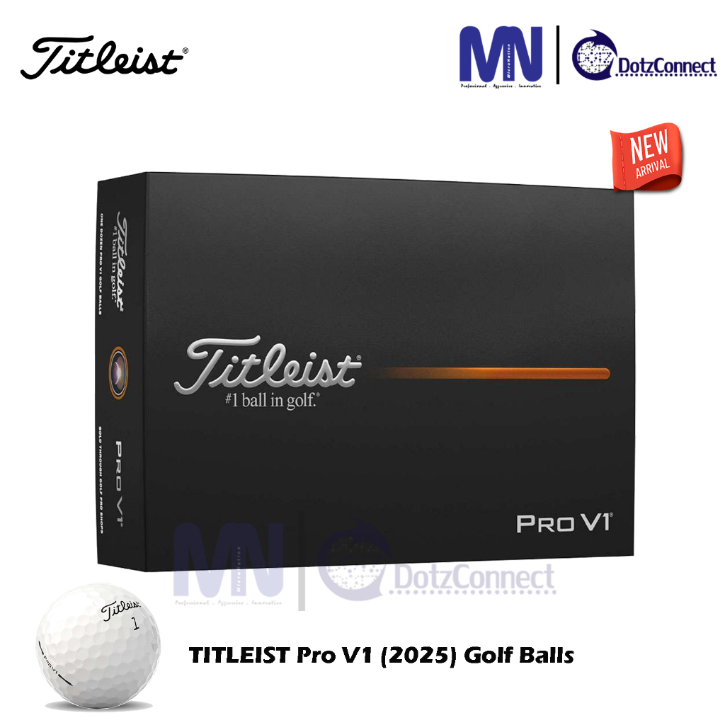 Titleist Pro V1 (2025) Golf Balls - White (ONE DOZEN) | Shopee Singapore