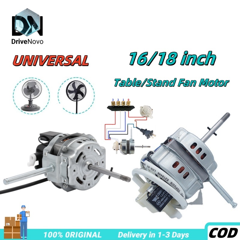 DriveNovo 14inch 16-Inch Newly Upgraded Fan Motor 100% Pure Cooper ...