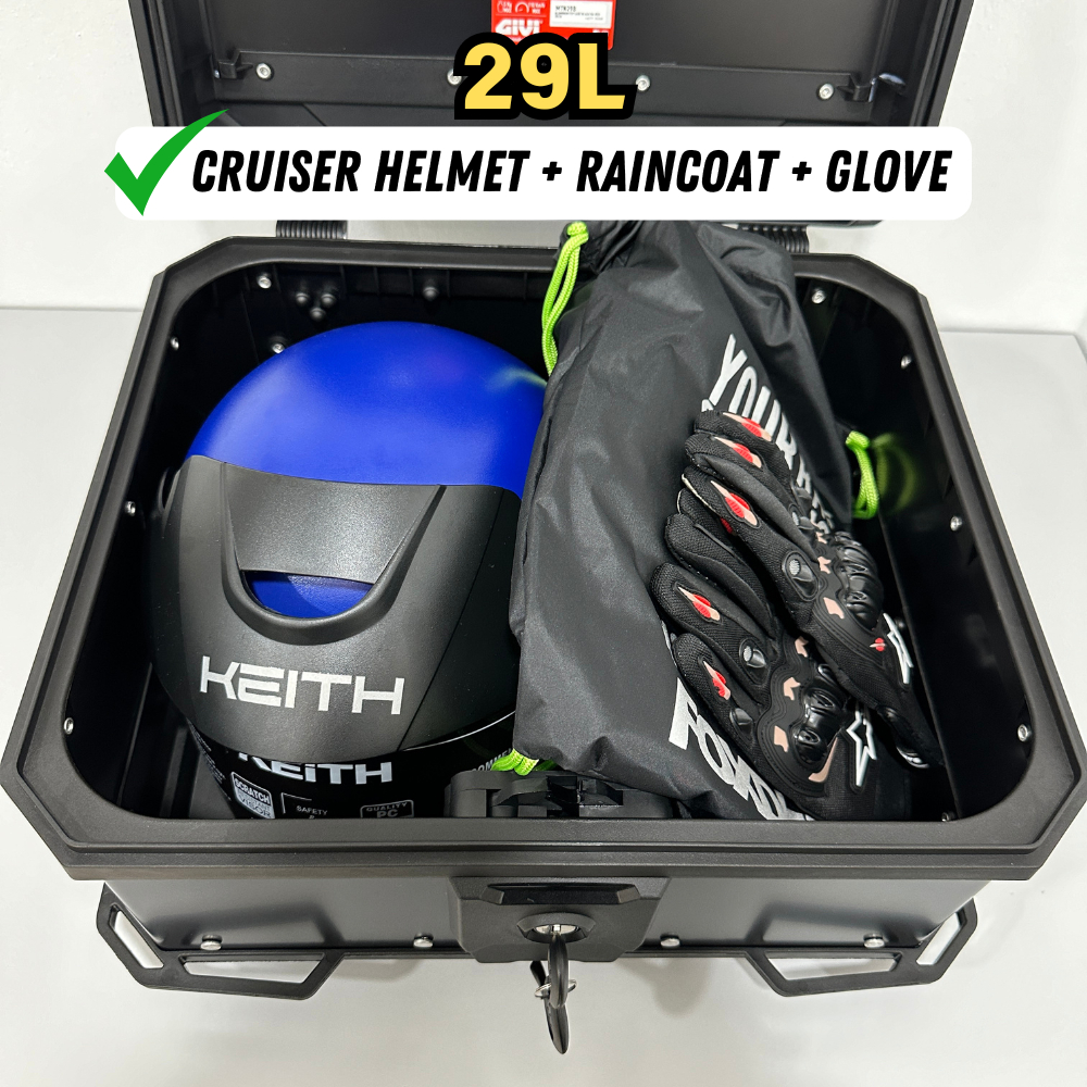 箱馬 GIVI MTN29A MATTERHORN Aluminium motorcycle top case - Space-smart