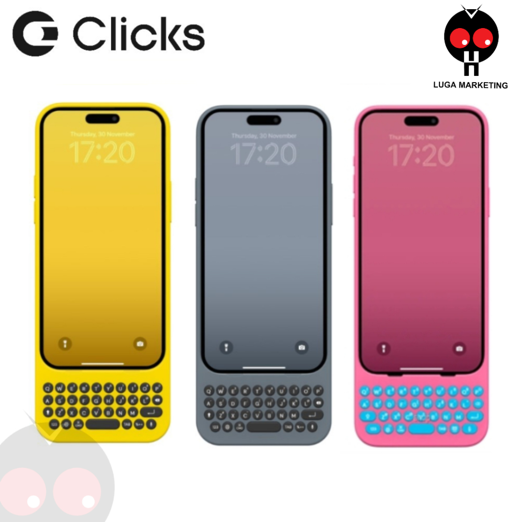 Clicks Keyboard for iPhone 15 Pro / 15 Pro Max / 16 Pro / 16 Pro