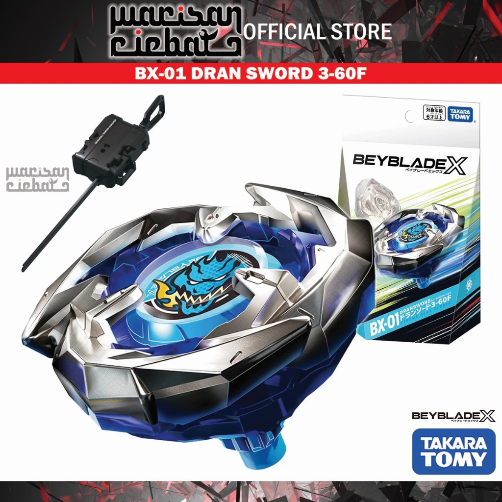 Takara Tomy Beyblade X BX-01 Starter DranSword 3-60F | Shopee