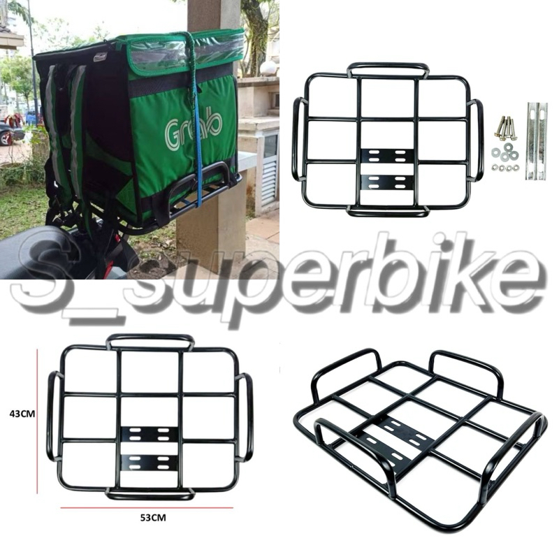 Motorcycle Box Rack Delivery Bag Rack Motorcycle Delivery Rack Food ...