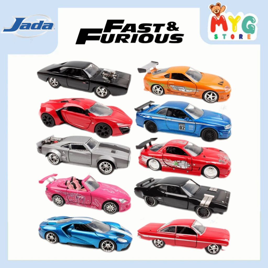 Fast&furious 1:32 6台セット Jada 1:32 Fast & Furious Full Set Diecast Car In | Shopee Singapore