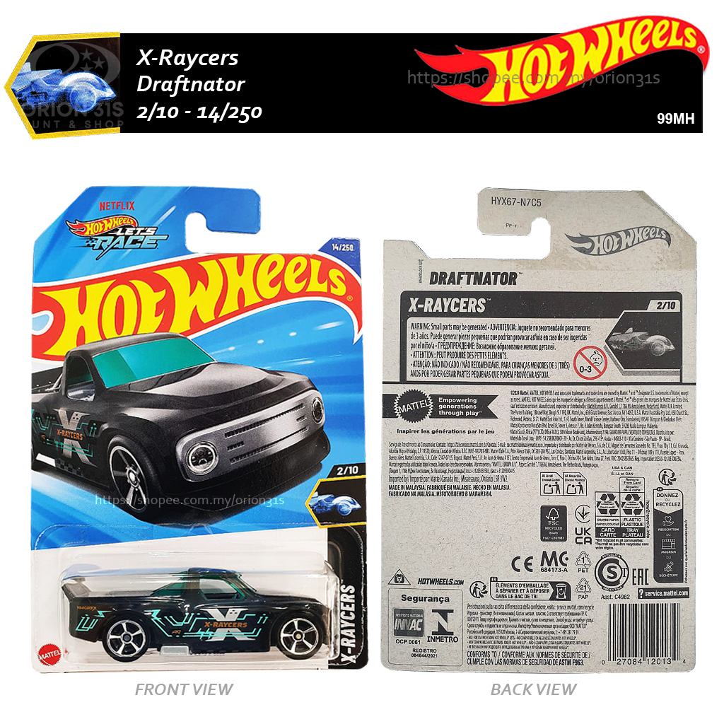 Hot Wheels Crescendo X-Raycers Série 3/10 - Modèle 37/250, Neuf Boîte Fermée