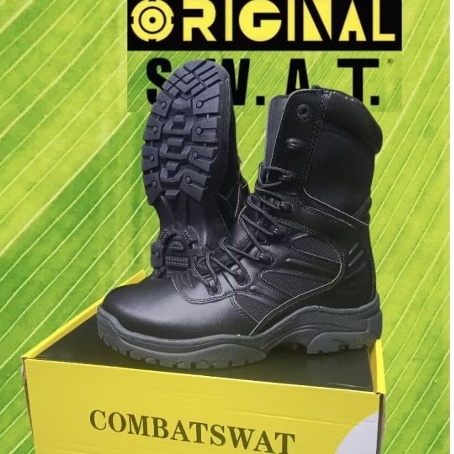 SWAT COMBAT SWAT CLASSIC SWAT TACTICAL BOOTS KASUT OPERASI | Shopee ...