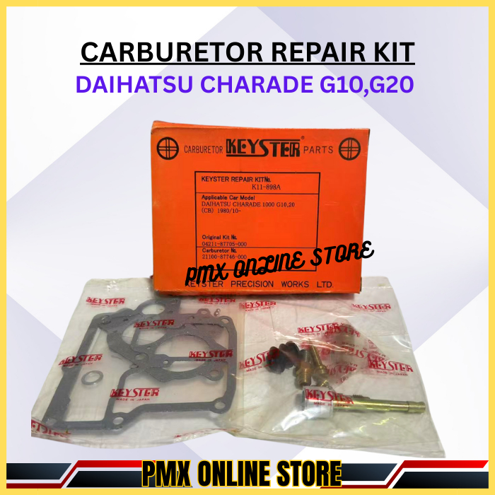 Daihatsu Charade G10 1.0CC ,G20 850CC Carburetor Repair Kit ( K11-898A ...