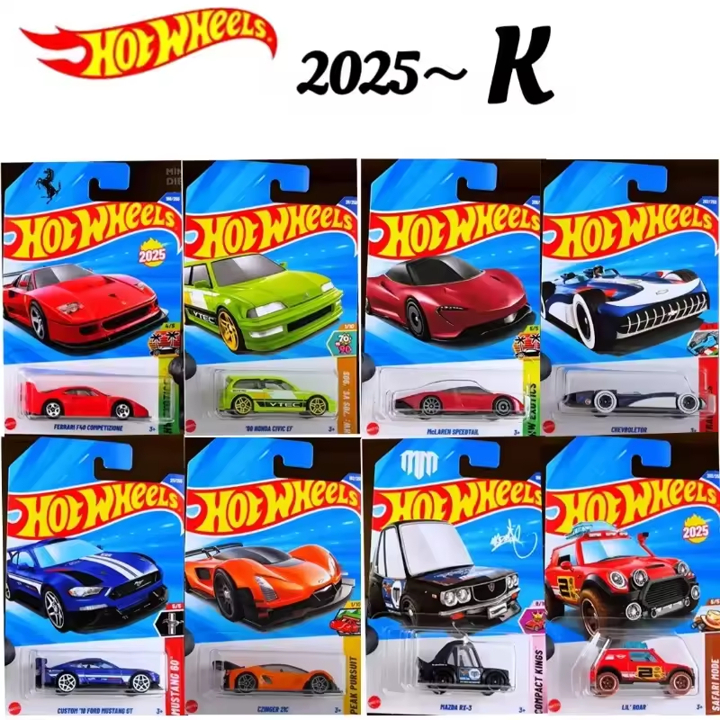 Hot Wheels Basics Car Mainline 2025 K Case | Hot Wheels | - Choose ...