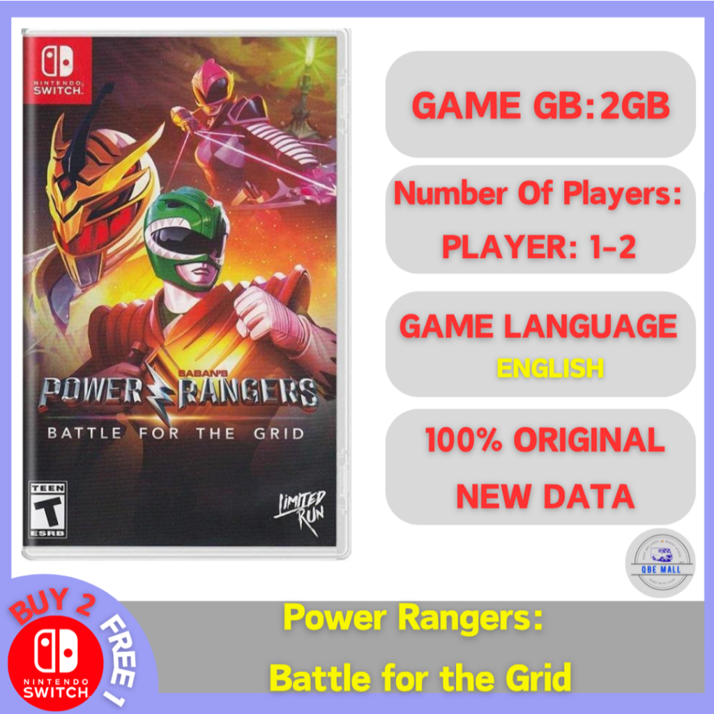 Power Rangers: Battle for the Grid (Nintendo Switch) Permainan Muat ...