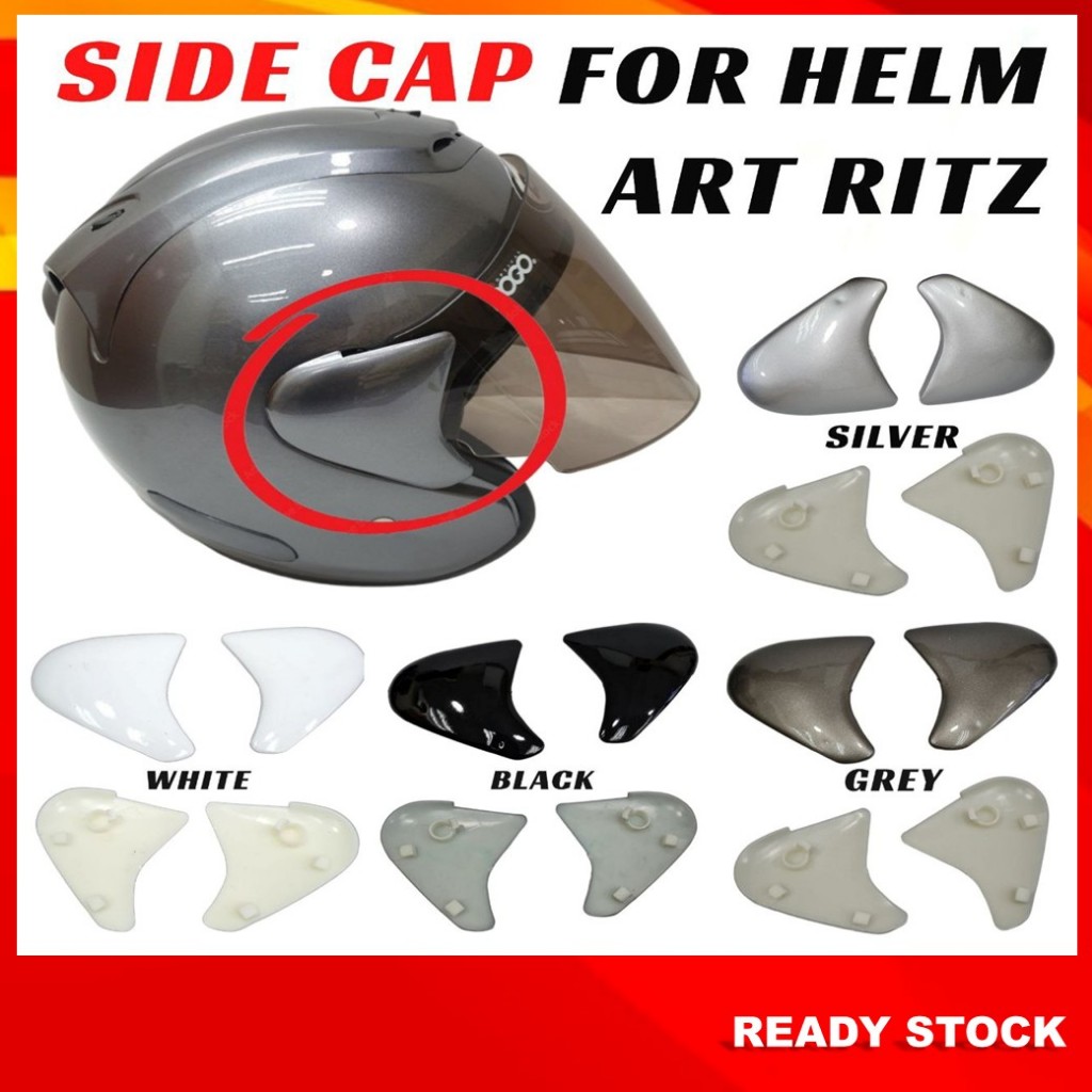 Penutup Sisi Topi Keledar ARC RITZ Helmet Side Cover Replacement (TANPA ...
