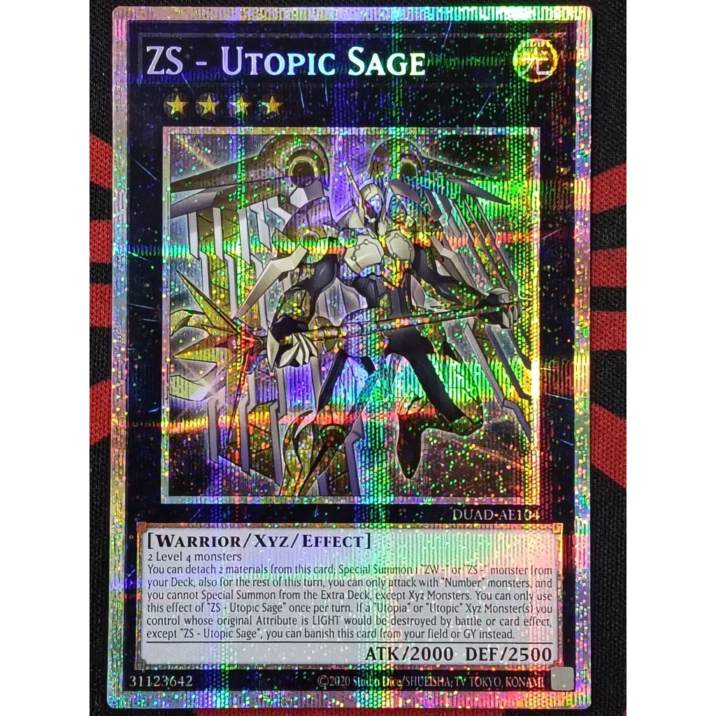 YUGIOH KONAMI DUAD-AE104 ZS - Utopic Sage (PSER) | Shopee Singapore