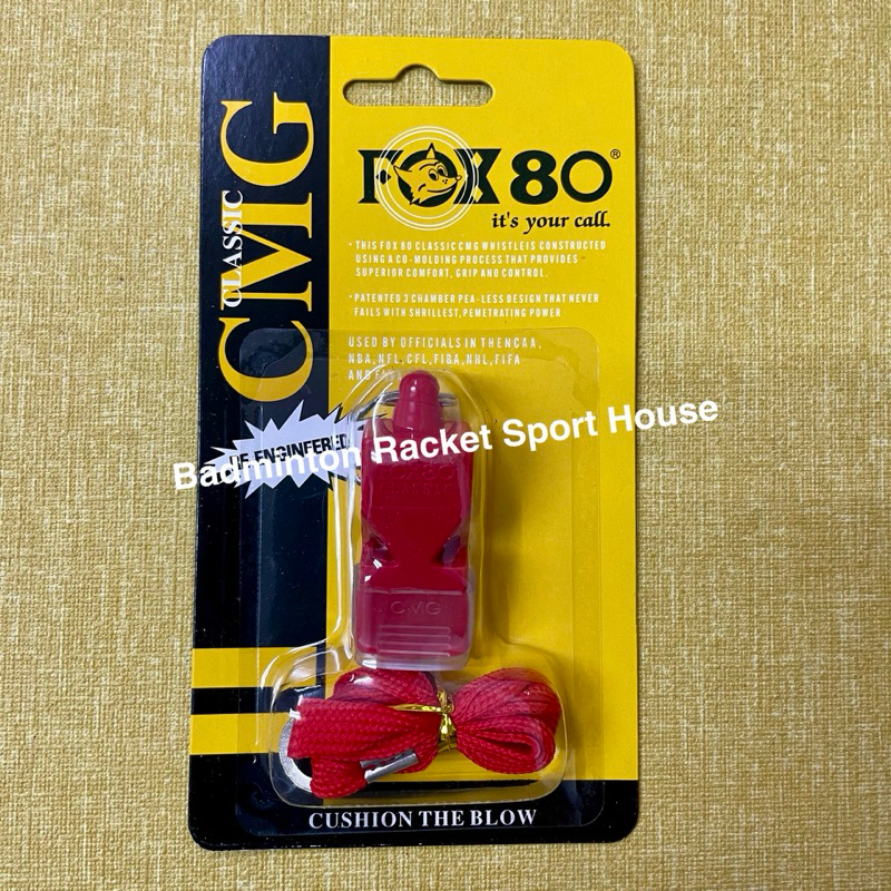 FOX 40 FOX 80 Classic CMG WHISTLE Premium Quality Finger Grip