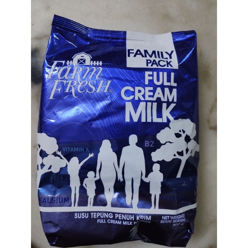 Farm Fresh Full Cream Milk Powder 800g | Shopee Singapore
