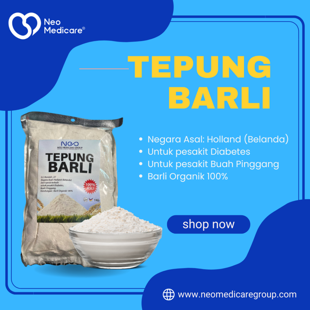 Organic BARLI FLOUR - GI LOW (1KG) | Shopee Singapore