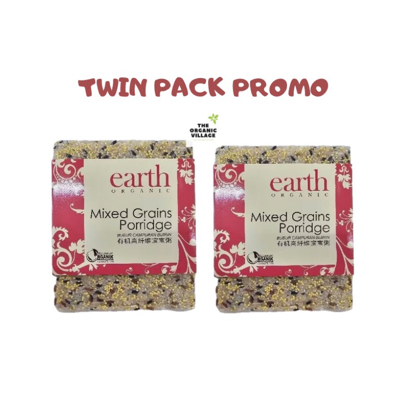 Earth Living Organic Mixed Grains Rice Porridge 1kg 有机高纤维米 Bubur ...