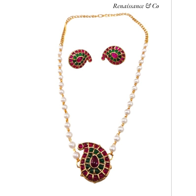 Simple choker set indian choker sets Korean butterfly choker | Shopee ...