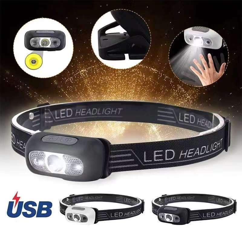 10000lm LED Motion Sensor Headlamp COB XPE Waterproof USB Rechargeable ...