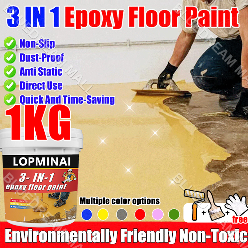 epoxy floor paint cat lantai simen Suitable ForWarehouse,Workshop ...