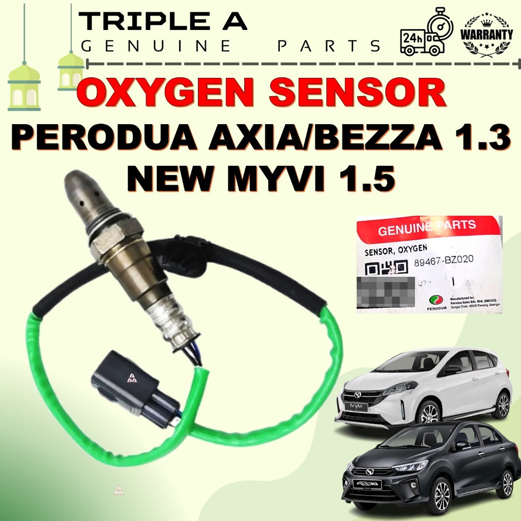 PERODUA Front Oxygen Sensor For Axia/ Myvi Gen3 D20N/ Bezza 1.3 (89467 ...