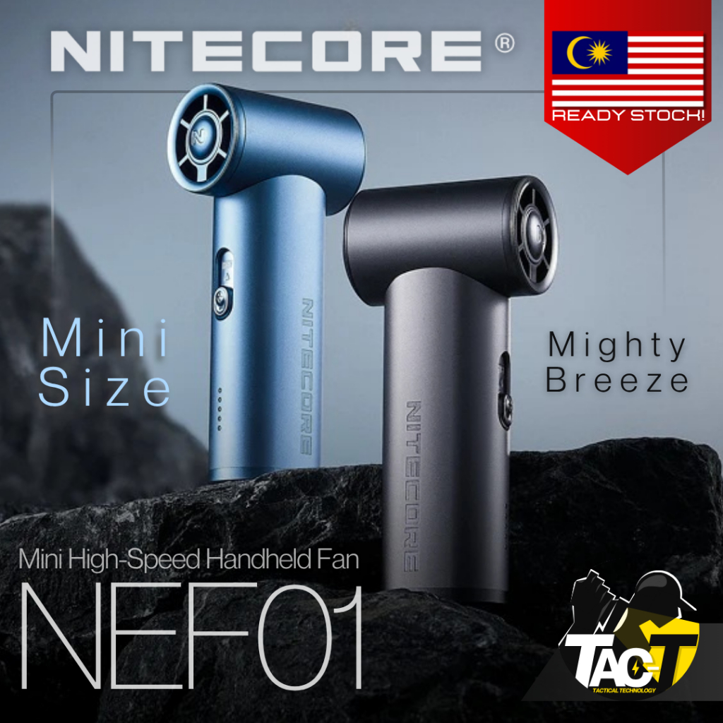 NITECORE NEF01 - Mini High-Speed Handheld Fan - - from KEDAI TAC-T ...