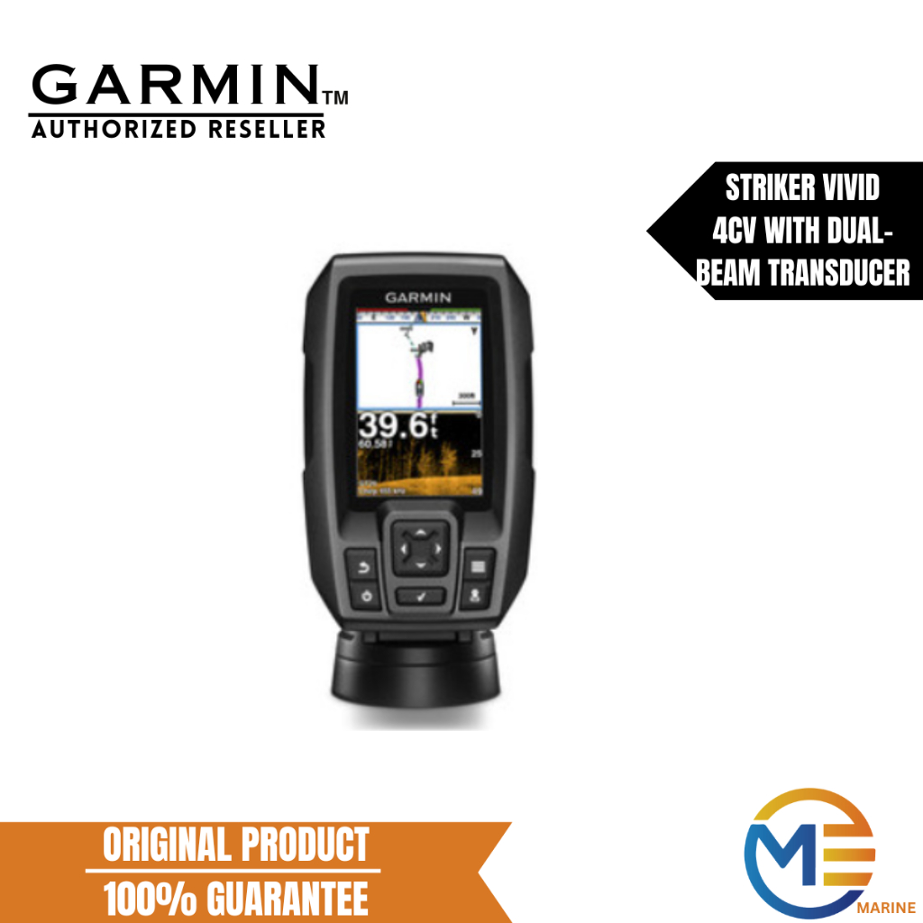 GARMIN STRIKER Vivid 4cv With GT20-TM Transducer (Fishfinder) | Shopee ...