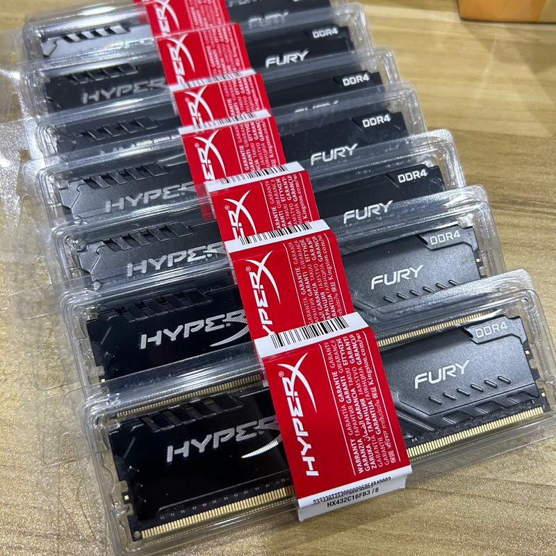 Kingston Hyperx Fury DDR4 2400Mhz 2666Mhz 3200Mhz 4GB 8GB 16GB