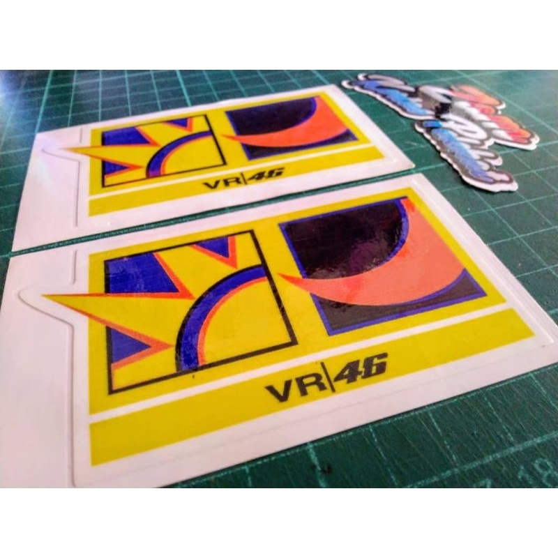 STICKERS VR46 SUNMOON ROSSI STICKER PRINT LAMINATED STICKER MOTOR ...
