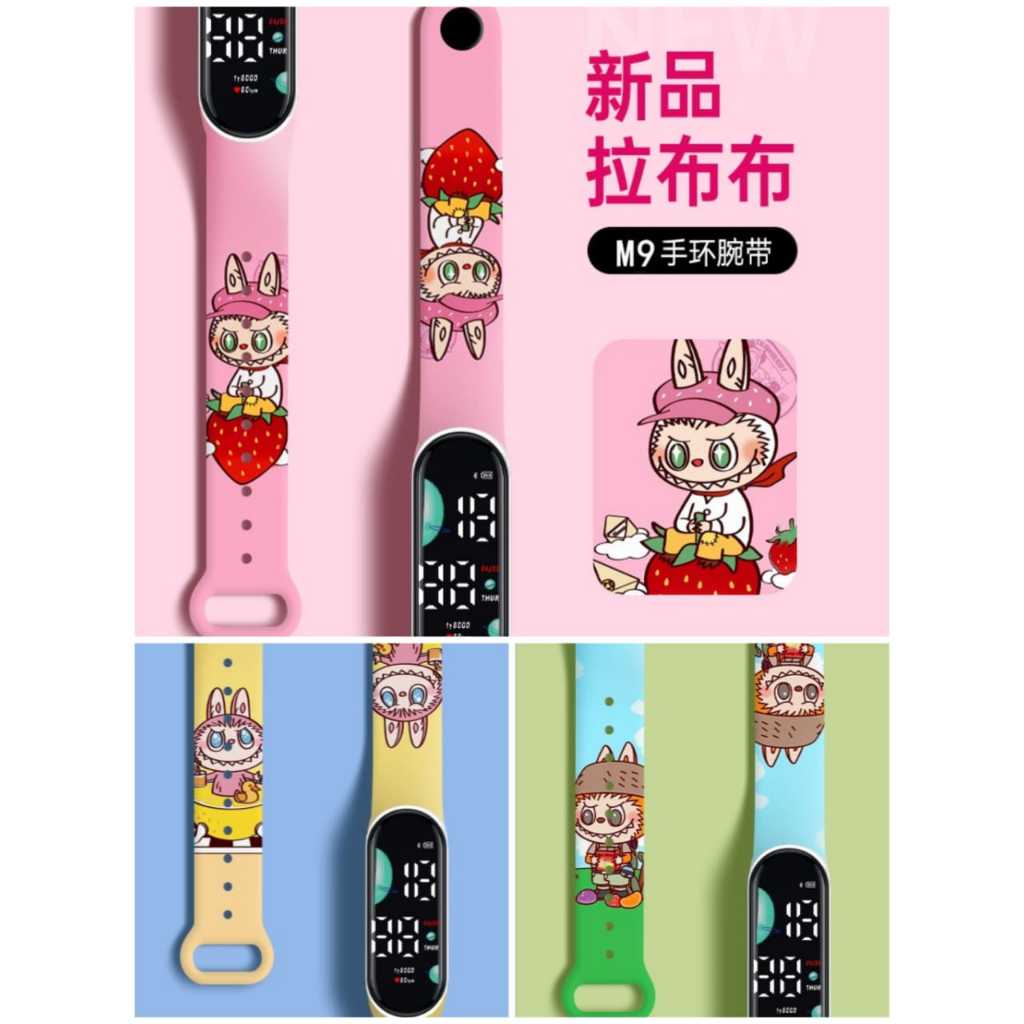 Labubu LED Digital Watch Cute Cartoon Colorful Kid Watch For Children ...