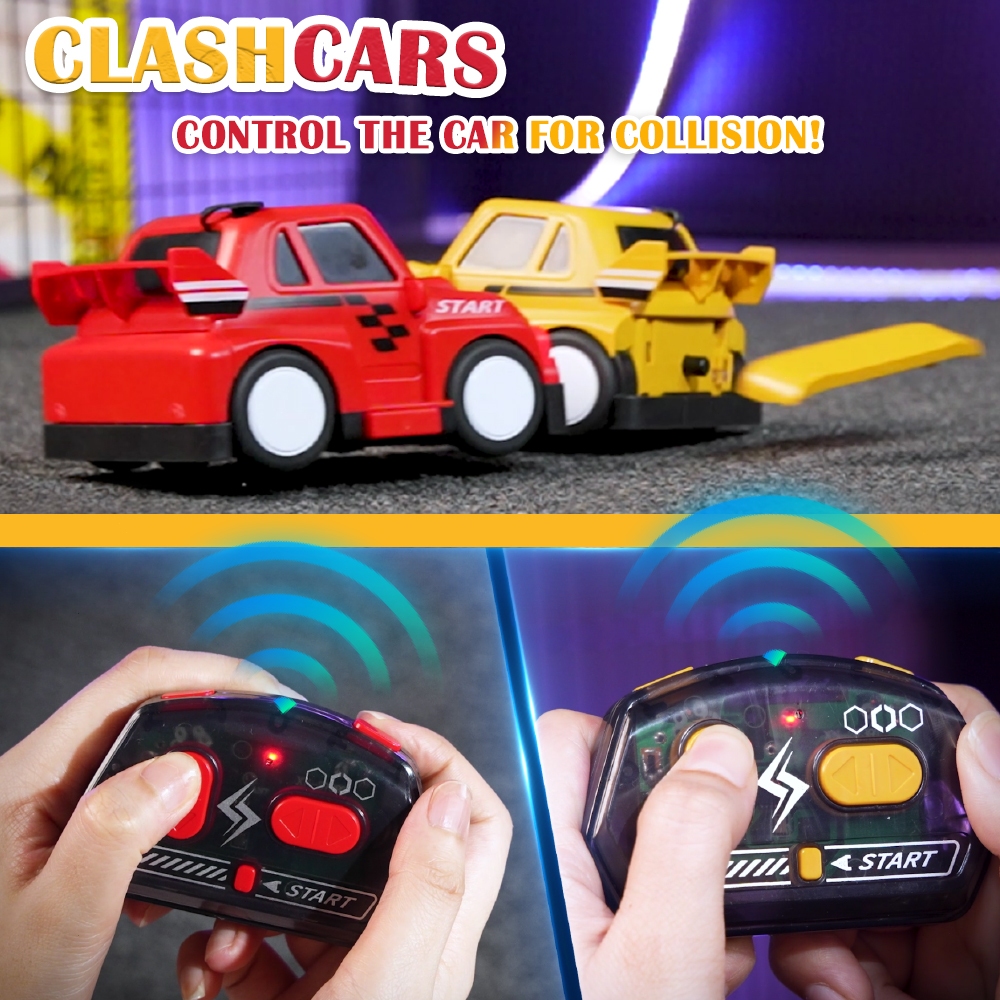 1 Set of 2PCS 2.4G RC Battle/Bumper Car Remote Control Car Multiple ...