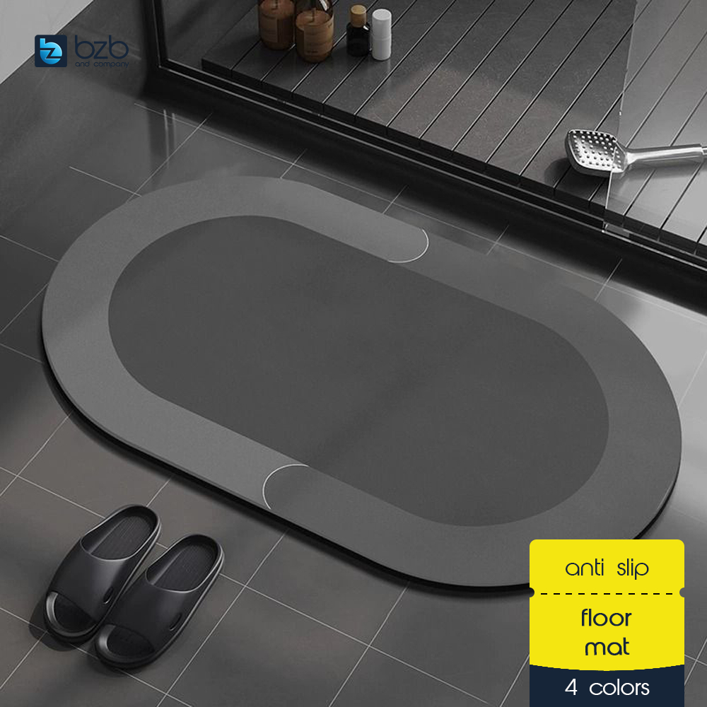 Anti Slip Diatom Mud Pad Floor Mat Water Absorb Diatomite Bath Rug ...