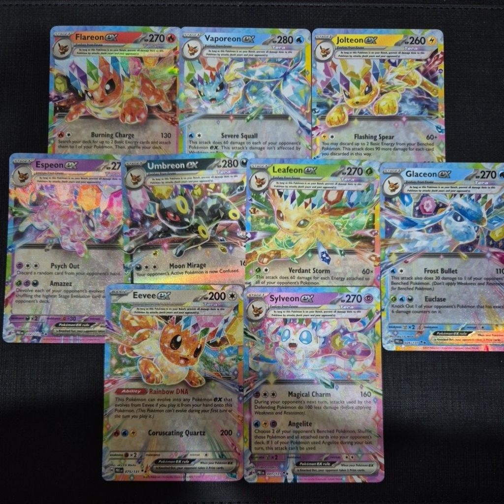 Pokemon Card TCG: SV8.5 Prismatic Evolution: Eevee ex / Flareon ex /  Vaporeon/ Jolteon/ Espeon/ Umbreon/ Leafeon Sylveon Pokemon Cards | Shopee  Singapore