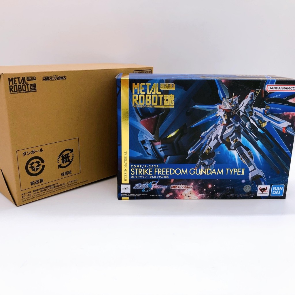 P-BANDAI Metal Robot Spirits Strike Freedom Gundam Type II - Metal ...