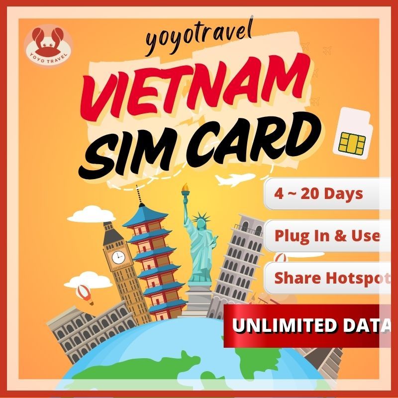 越南 SIM | Vietnam SIM 100G unlimited data, vietnam sim kad, Hanoi, Ho ...