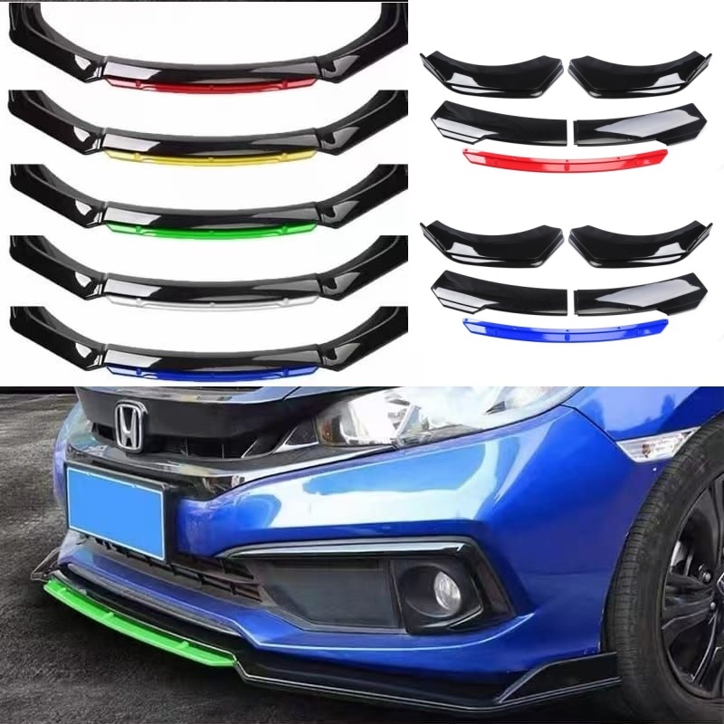 NEW ARRIVAL Car Universal Front Bumper Diffuser Lip Wrap Angle colorful ...