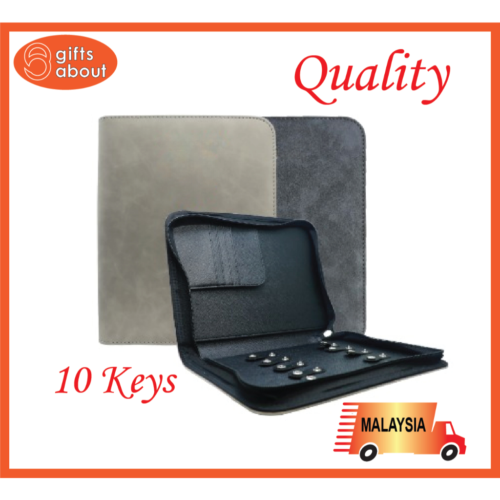 PU Folder Key Holder 10 Keys /New House Key Folder/Pouch Kunci Keys ...