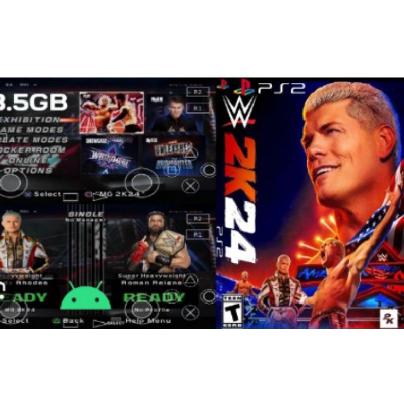 New Game!!!!PS2 CD DVD GAME ( WWE 2K24 ) English Version | Shopee Singapore