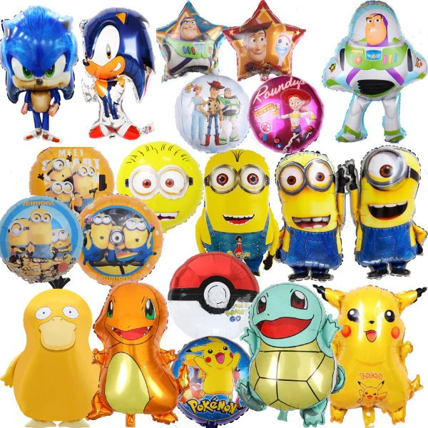 Sonic Pokemon Pikachu Charmander Squirtle Minions Kevin Toy Story ...